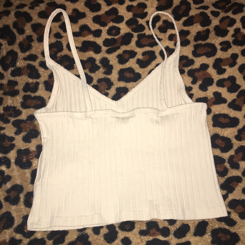 Cream Color Crop Top - Picture 4 of 4